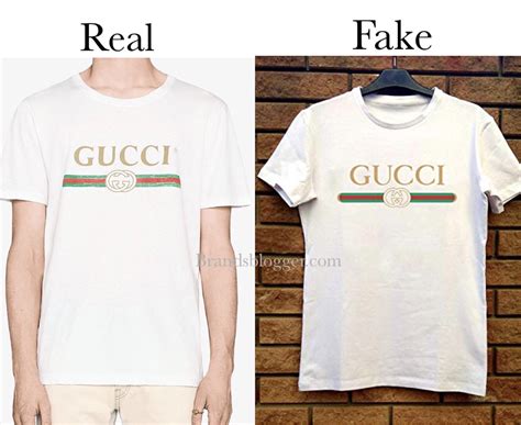 gucci t-shirt original vs fake|How to Spot a Real Gucci T.